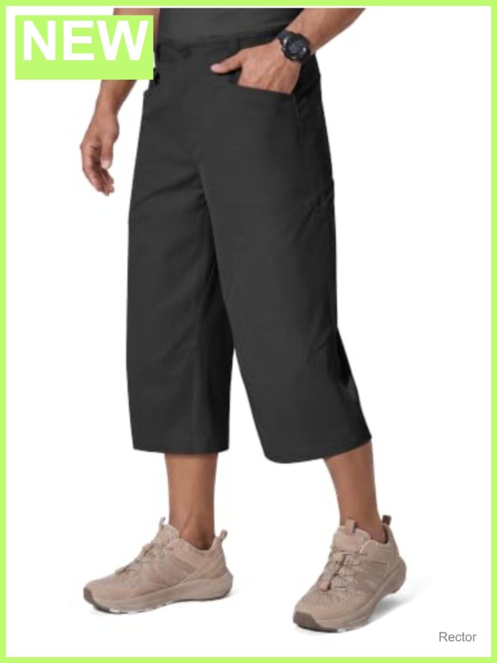 Men's Cargo Shorts 6-Pocket Stretch Utility Outdoor Hiking Capri